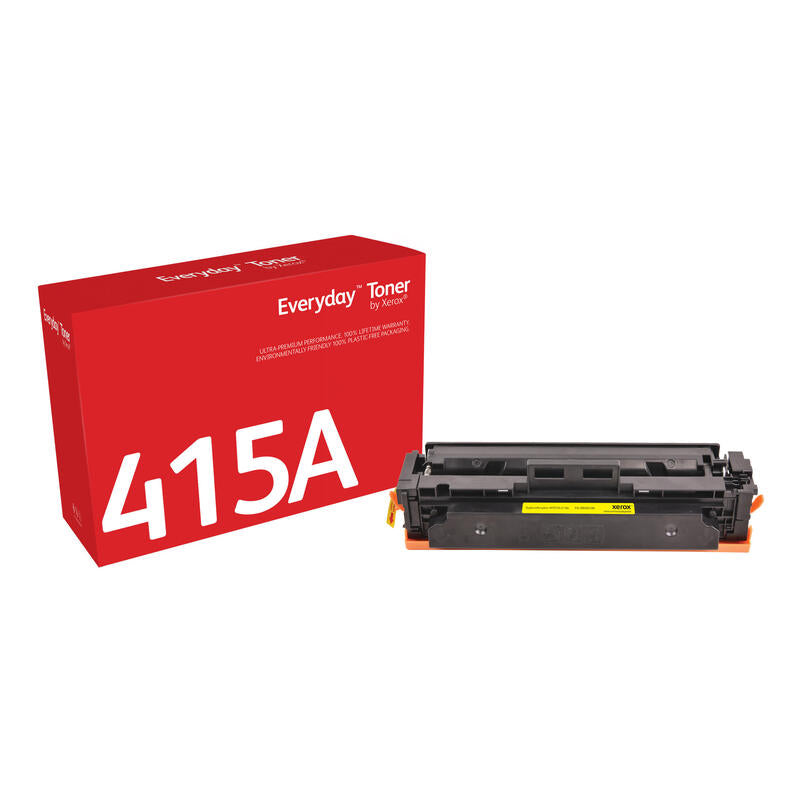 Tóner Compatible Xerox 006r04186 Compatible Con Hp W2032a 2100 Páginas Amarillo