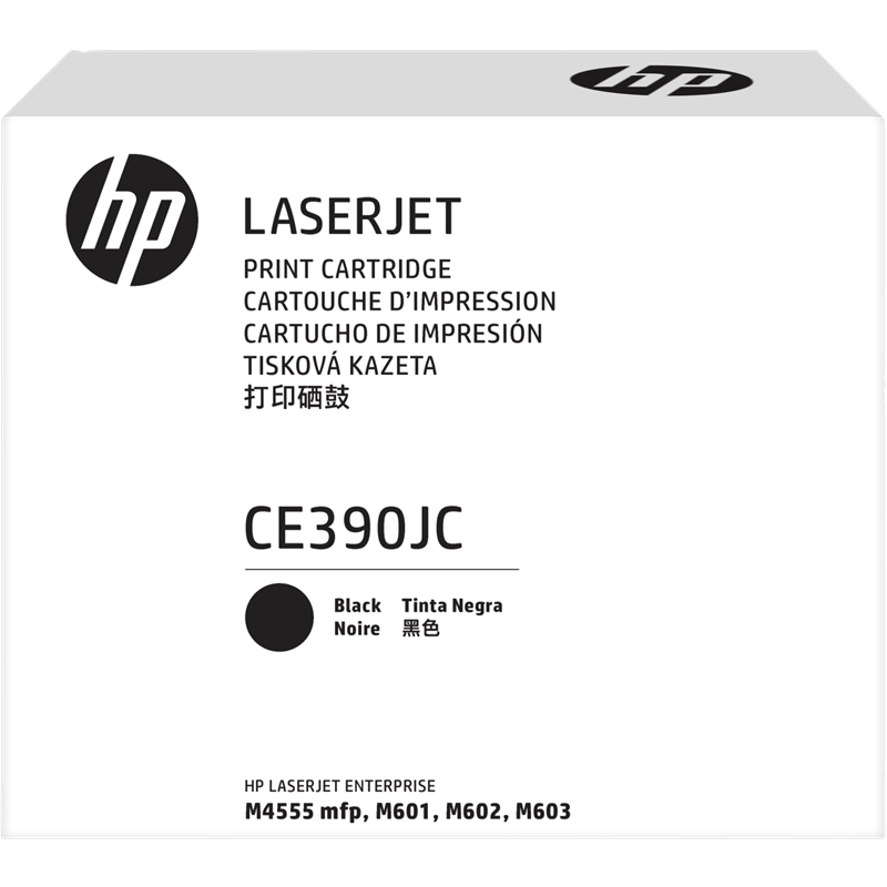 Toner Hp Black | 24 000pgs | Contract | M4555 / M602dn Ce390jc