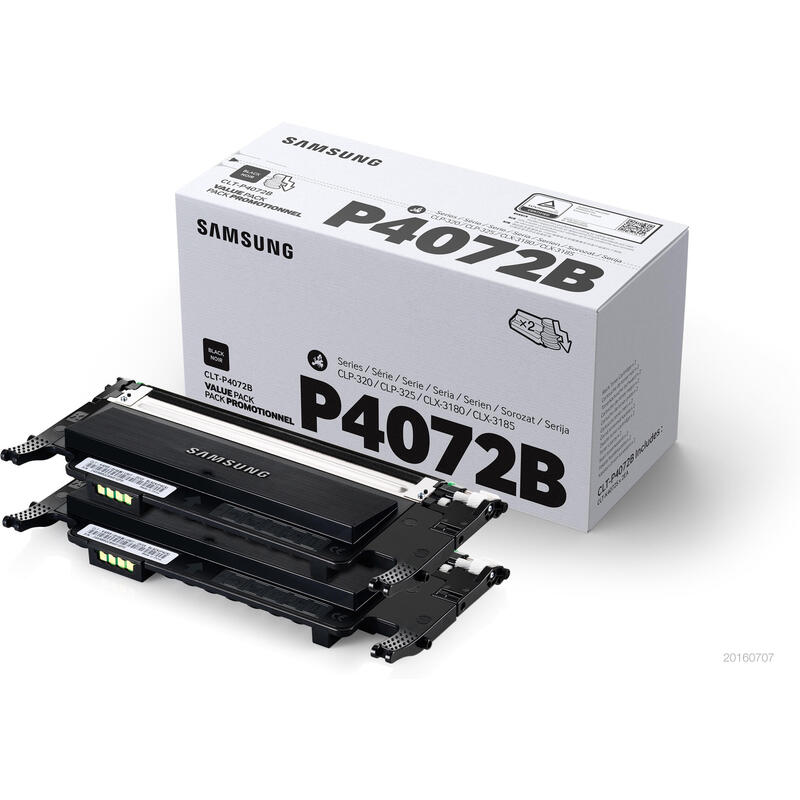 Toner Hp Compatible Samsung Clt-P4072b 2 Pack Negro Su381a