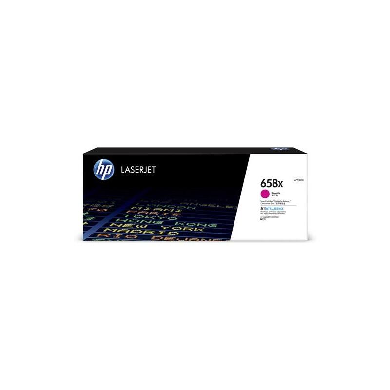 Tóner Hp Magenta 28.000 P. No 658x Aprox.28.000 Páginas, Para Clj M751dn
