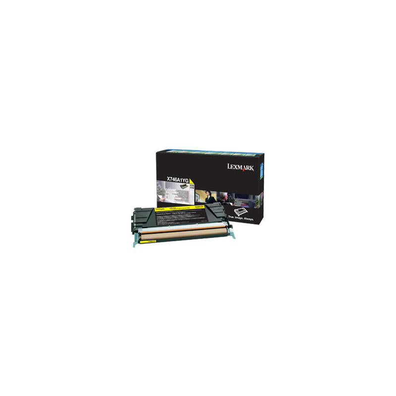 Tóner Lexmark Amarillo Para  X746de / X748de / X748dte  Aprox.7.000 P.