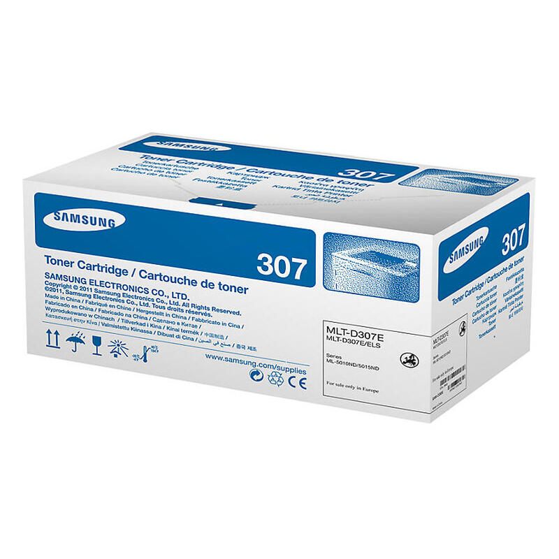 Toner Original Samsung Laser - Mlt-D307e/Els - Negro 20.000 Pagina Ml -5010nd