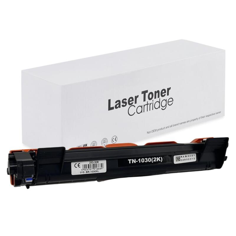 Tóner Para Brother Tn1030 Negro 2000 Páginas Neutral Box