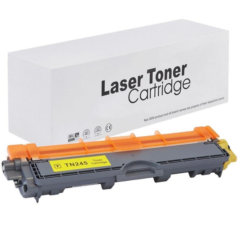 Tóner Para Brother Tn245y / Tn241y Amarillo 2200 Páginas Neutral Box