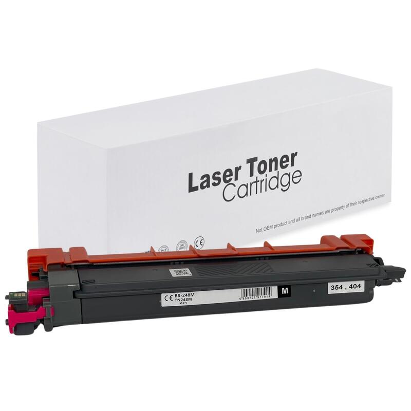Tóner Para Brother Tn248m Xl Magenta 2300 Páginas Neutral Box