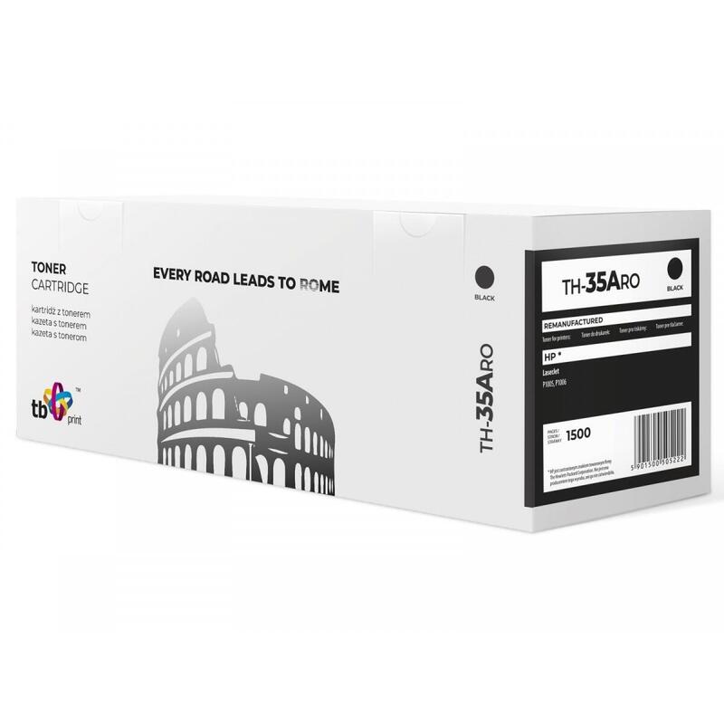 Toner Para Hp Cb435a      Th-35aro Bk Rem.
