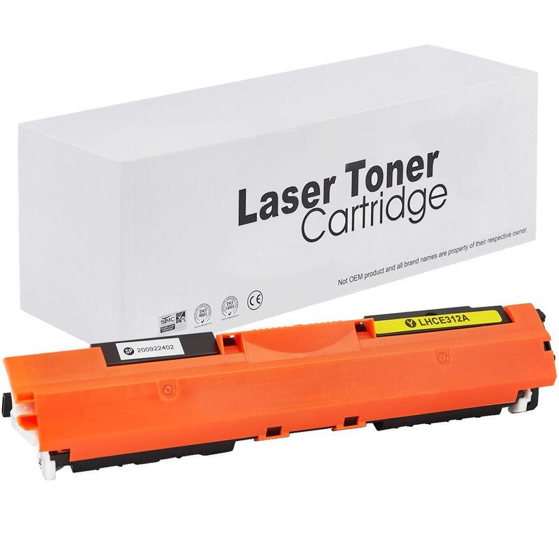 Tóner Para Hp Ce312a / Cf352a Amarillo 1000 Páginas Neutral Box