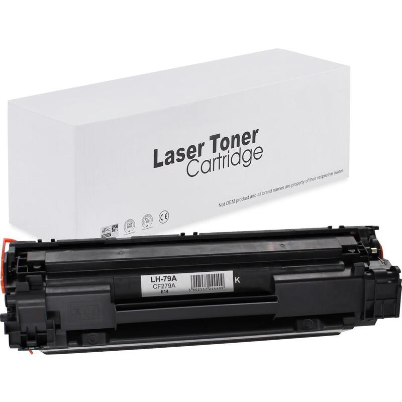 Tóner Para Hp Cf279a / 79a / Cf279 Xl Negro 1000 Páginas Neutral Box