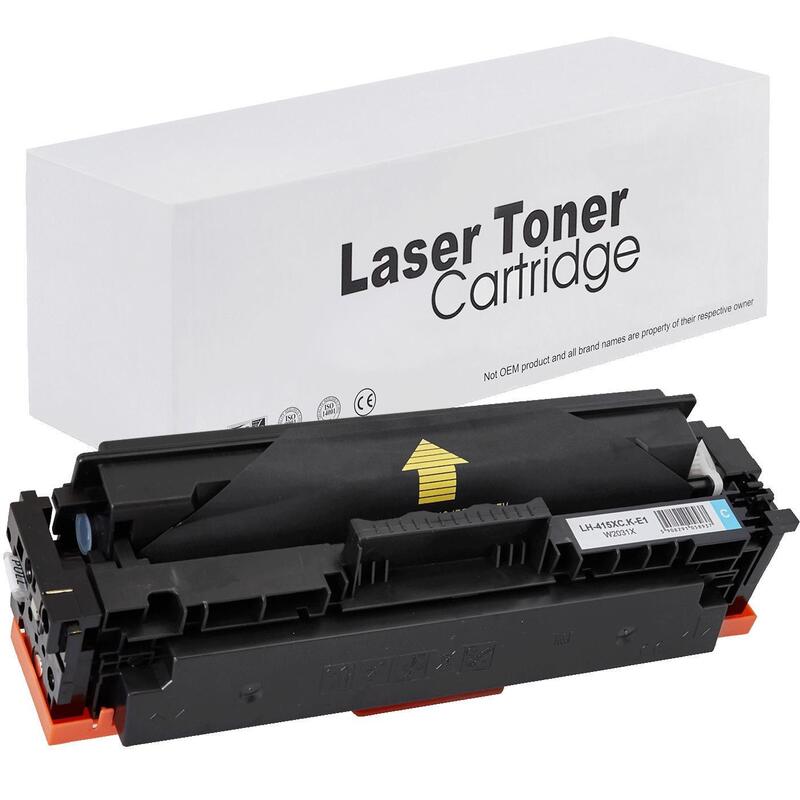 Tóner Para Hp W2031x / Crg055 No Chip Cyan 6000 Páginas Neutral Box
