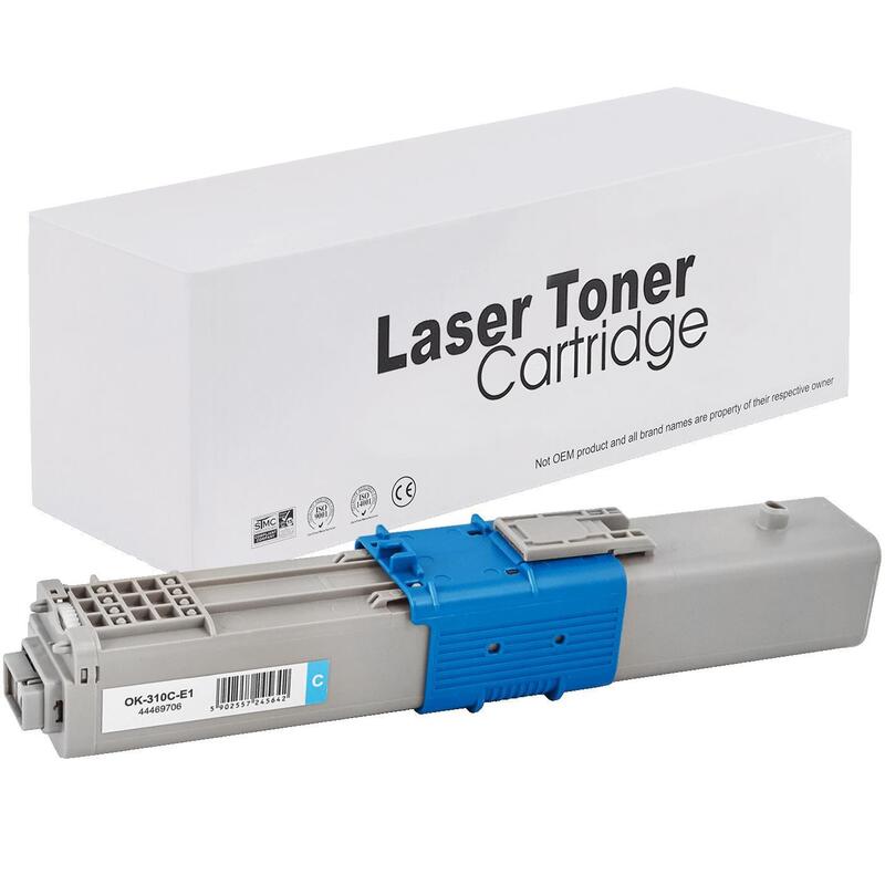 Tóner Para Oki 44469706 Cyan 2000 Páginas Neutral Box