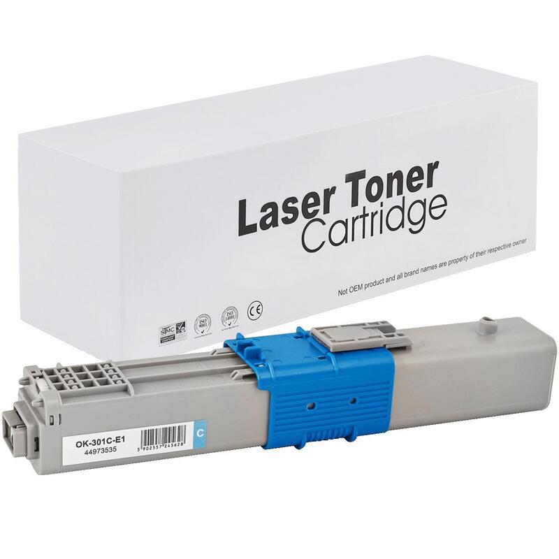 Tóner Para Oki 44973535 Cyan 1500 Páginas Neutral Box