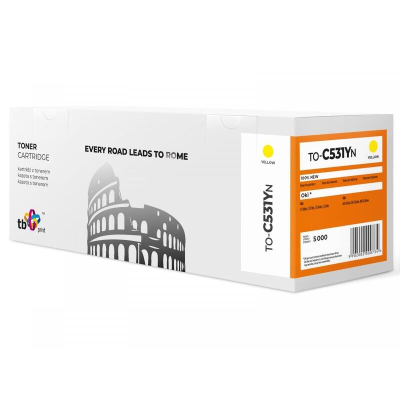 Toner Para Oki C531      To-C531yn Ye 100% New