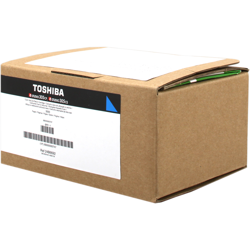 Toshiba Tóner Cian T-Fc305pc-R 6b000000747  3000 Copias Cartucho De Impresión Retornable