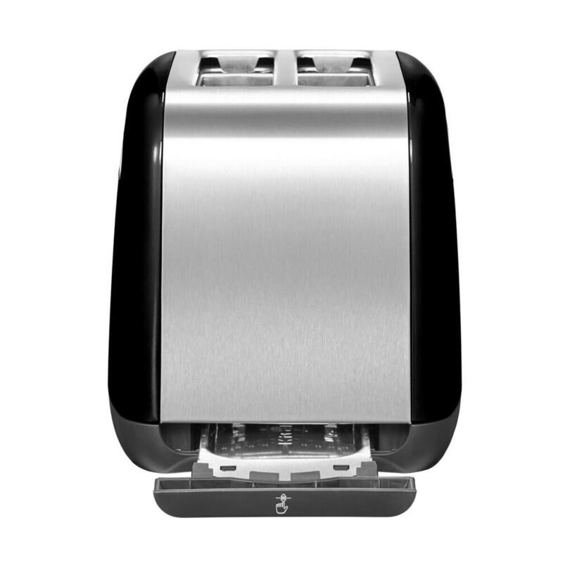 Tostadora Clásica Kitchenaid 5kmt2115eob, Dos Compartimentos, Acero Inoxidable Negro