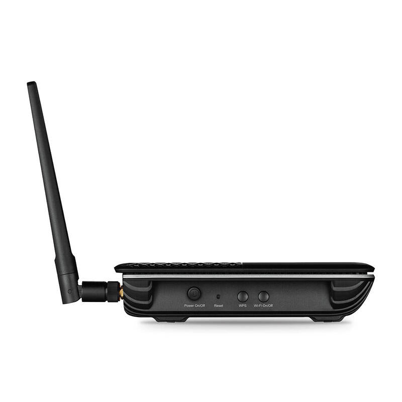 Tp-Link Modem Router Wifi Dualband Vdsl/Adsl Vr600 Ac1300 300mbps En 2,4ghz Y 1300mbps En 5ghz 1p Giga 1xusb 3 Antenas Desmontables