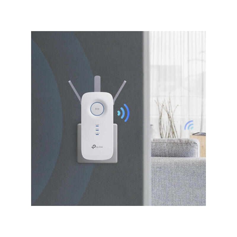 Tp-Link Re455 Range Extender Dualband Ac1750 450mb En 2,4ghz Y 1300b En 5ghz 1p Giga 3 Antenas Fijas