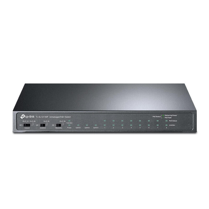 Tp-Link Tl-Sl1311mp [Switch 8 Puertos 10/100 Mbit / S, 3 Puertos Gigabit Y 8 Puertos Poe +]