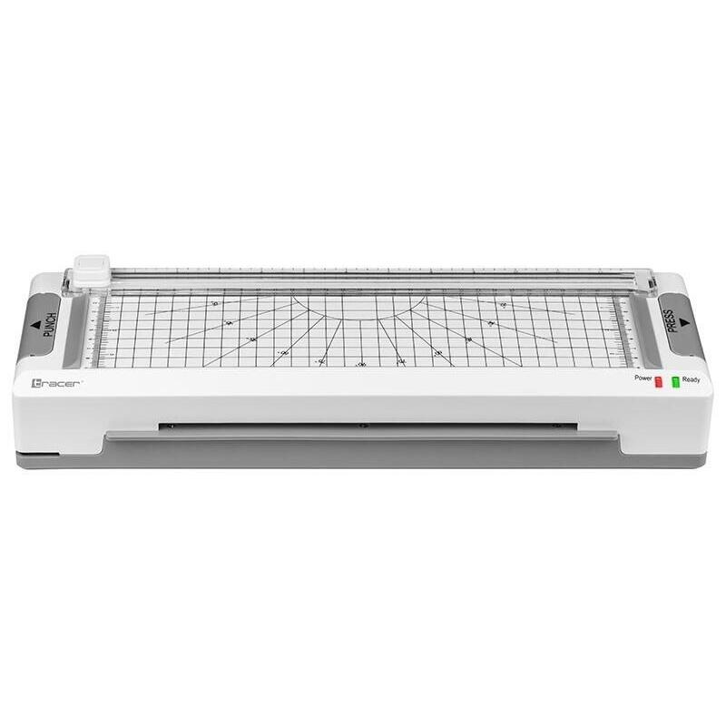 Tracer A4 Trl-7 Plastificadora All-In-One En Frío/Calor, Blanca