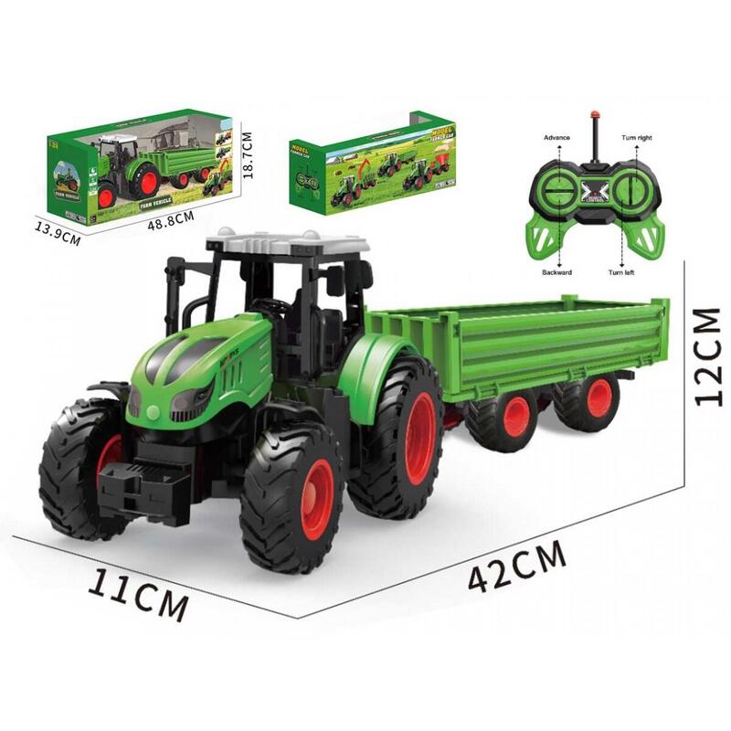 Traktor R/C Z Przyczepa