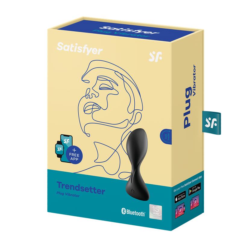 Satisfyer Trendsetter Plug Vibrador - Negro