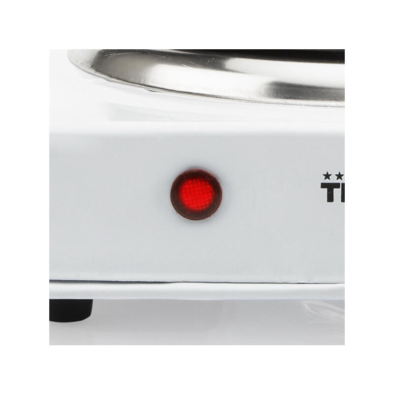 Tristar Kp-6245 Placa De Cocción De Hierro Fundido Independiente - Blanco