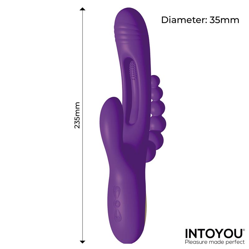 Triya Vibrador Con Lengua Flipping Y Cadena Anal