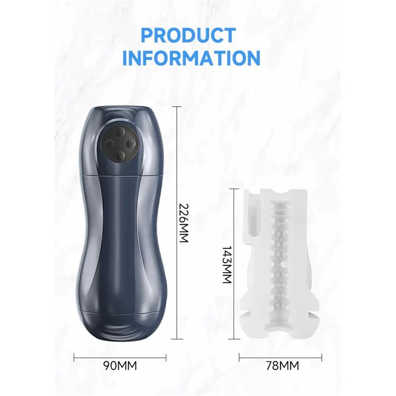 Tronik Masturbador Con Succión Y Vibración Usb