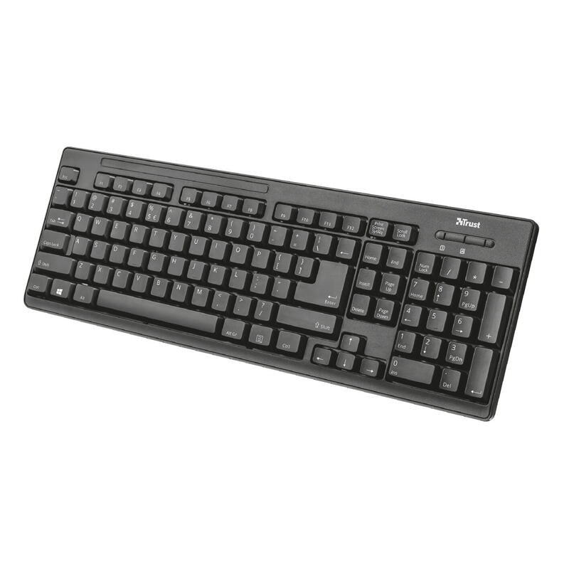 Trust Ziva Teclado Y Raton Inalambrico Negro