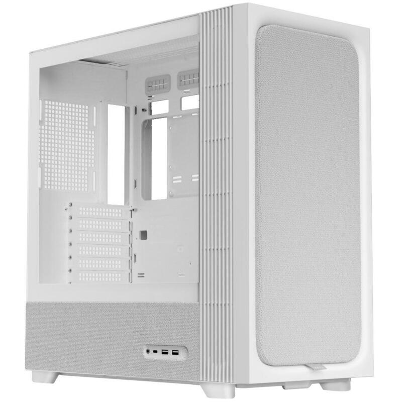 Tryx Flova F50 Pc Carcasa, Midi-Tower, Atx, Tempered Glass - Blanco