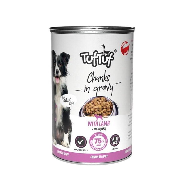 Tuf Tuf Kawalki Miesne Z Jagniecina Para Perro Puszka 415g