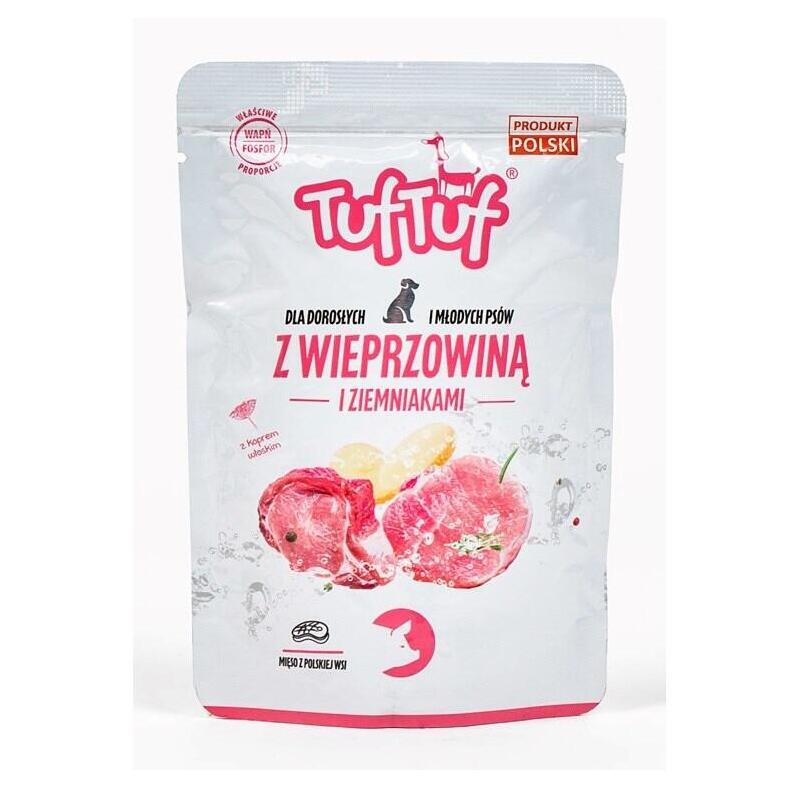 Tuf Tuf Minced Pork With Potatoes - Comida Húmeda Para Perros - 500g