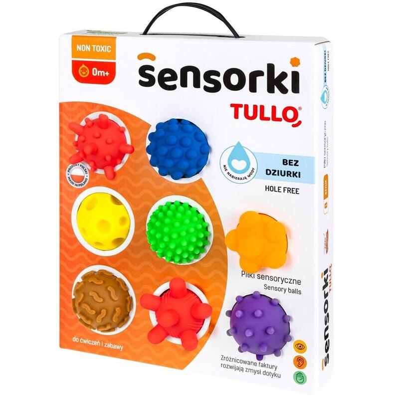 Pelotas Sensoriales Sin Agujeros Tullo 8 Uds.