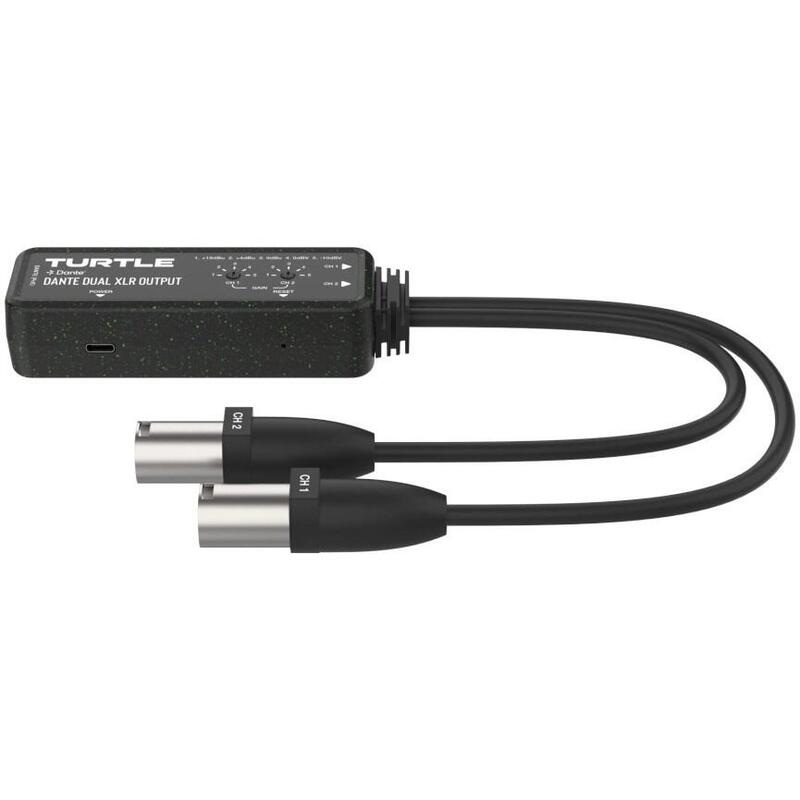 Turtle 2ch Analog Xlr Output Dante Adapter - Adapter Dante