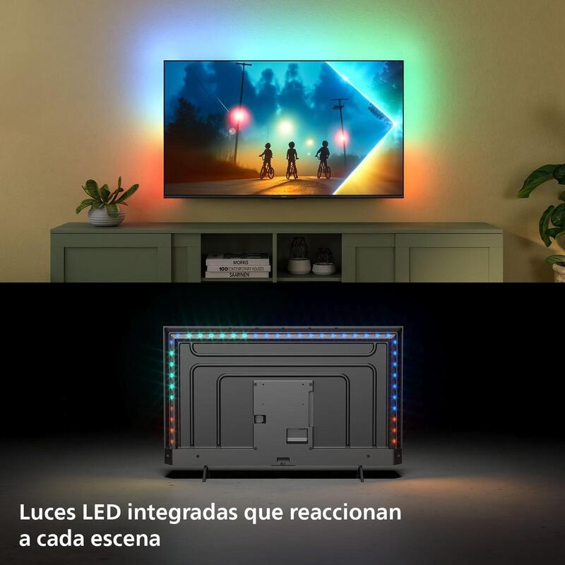 Tv 55" Philips Ambilight 55pus8200 4k Led Smart Tv Ultra Hd Dolby Atmos