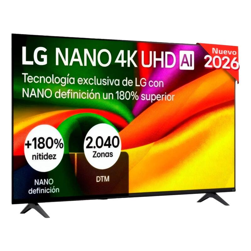 Tv Lg 55nu8e0b3la.Aeu 55" Nano Uhd Patas Laterales Wifi Hdmi X3