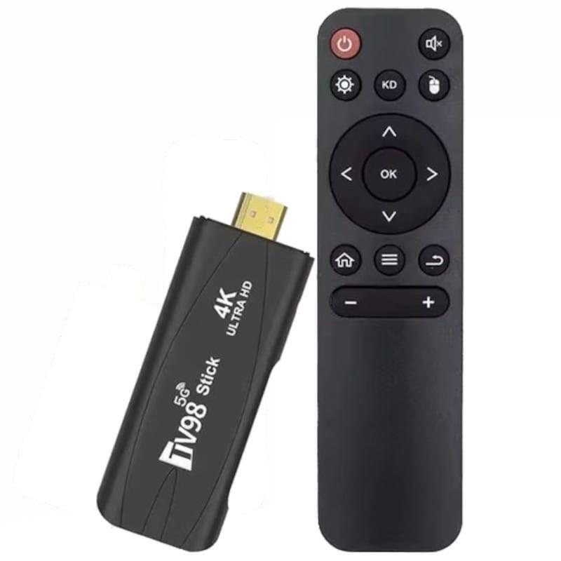 Tv98 Stick 4k 1gb/8gb Wifi Dual Android 14 Negro - Android Tv