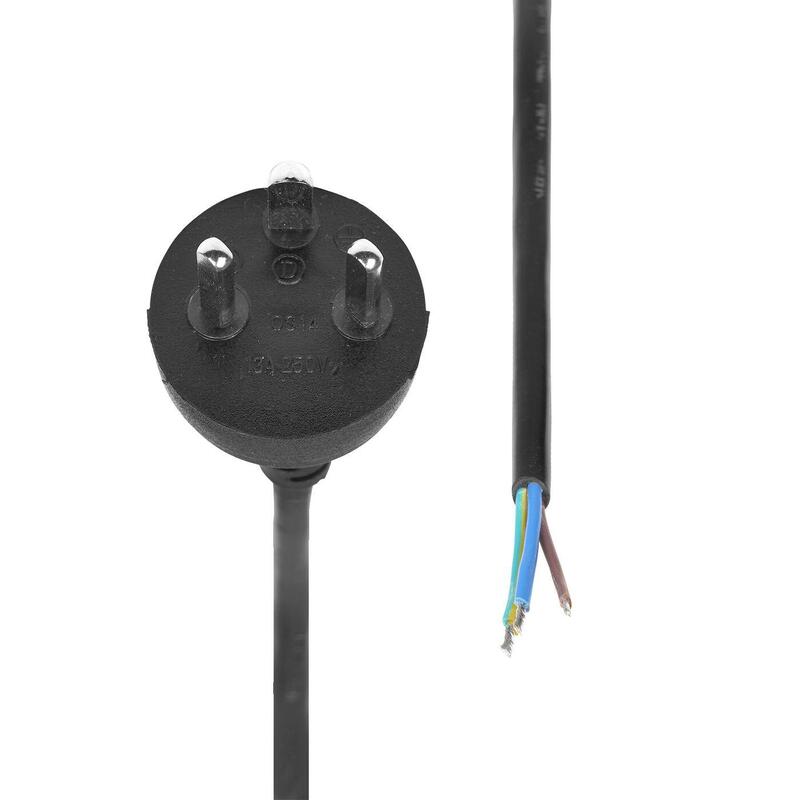 Type K Edb - Open End, Power  Cable, 10m, Black