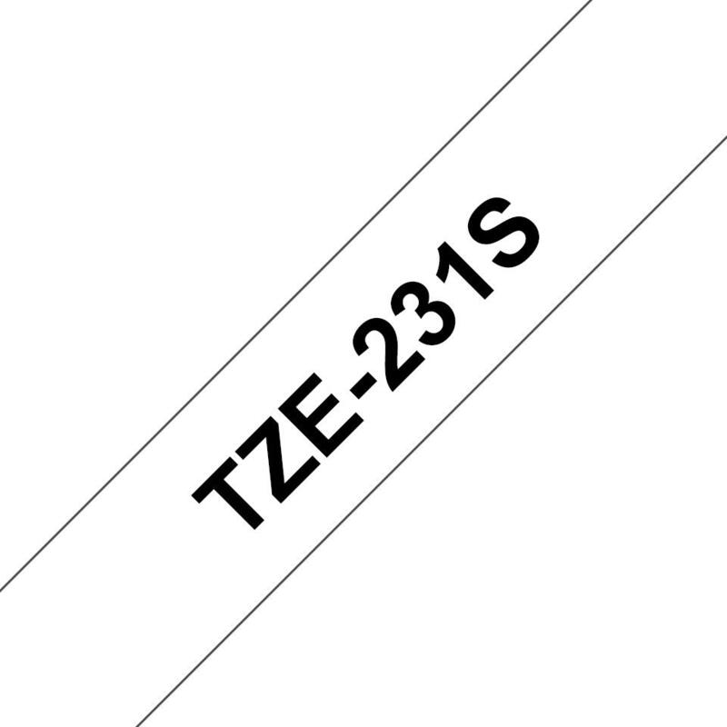 Tze-231s Label-Making Tape  Black On White