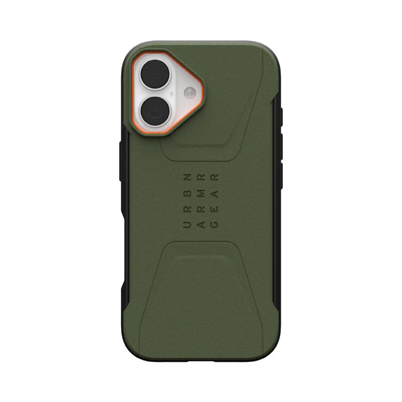 Uag Funda Civilian Oliva Naranja Apple Iphone 17