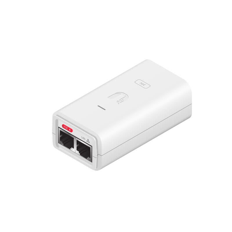 Ubiquiti Networks Poe-24-12w-G-Wh Adaptador E Inyector De Poe Gigabit Ethernet 24 V