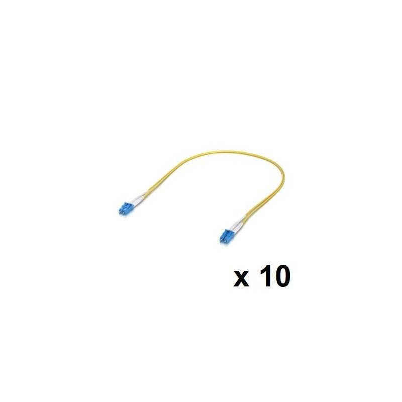 Ubiquiti Uacc-Ofc-S2-Lulu-1m-10 Pack 10 Cables De Conexi&Oacute N De Fibra &Oacute Ptica Lc Upc D&Uacute Plex Os2 Para Conexiones De Hasta 100 G. Fibra Monomodo Os2. 1m