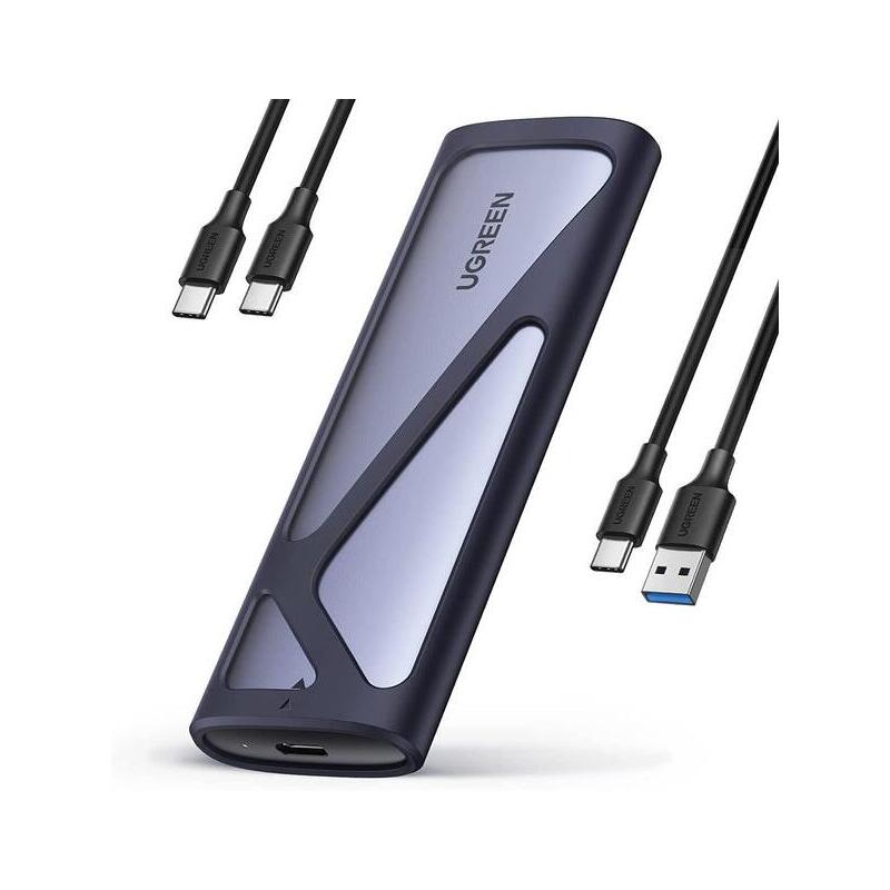 Ugreen Kieszen Na Dysk Ssd M.2 Obudowa Dysku Usb 3.2 Gen 2 (Superspeed Usb 10 Gbps) Gris (Cm400 90264)