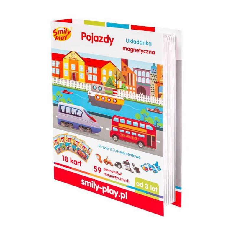 Ukladanka Magnetyczna Pojazdy