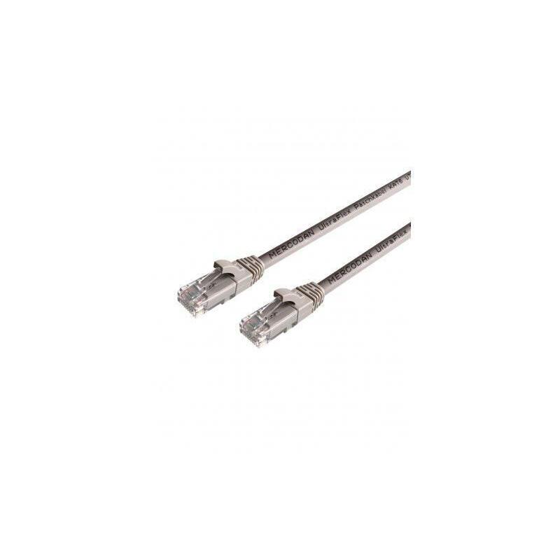 Ultraflex Patchkabel Kat6  Utp, 15m, Gr, Lszh