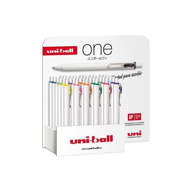 Uniball One Gel Pen 0,38mm Expositor 36 C/Surtidos