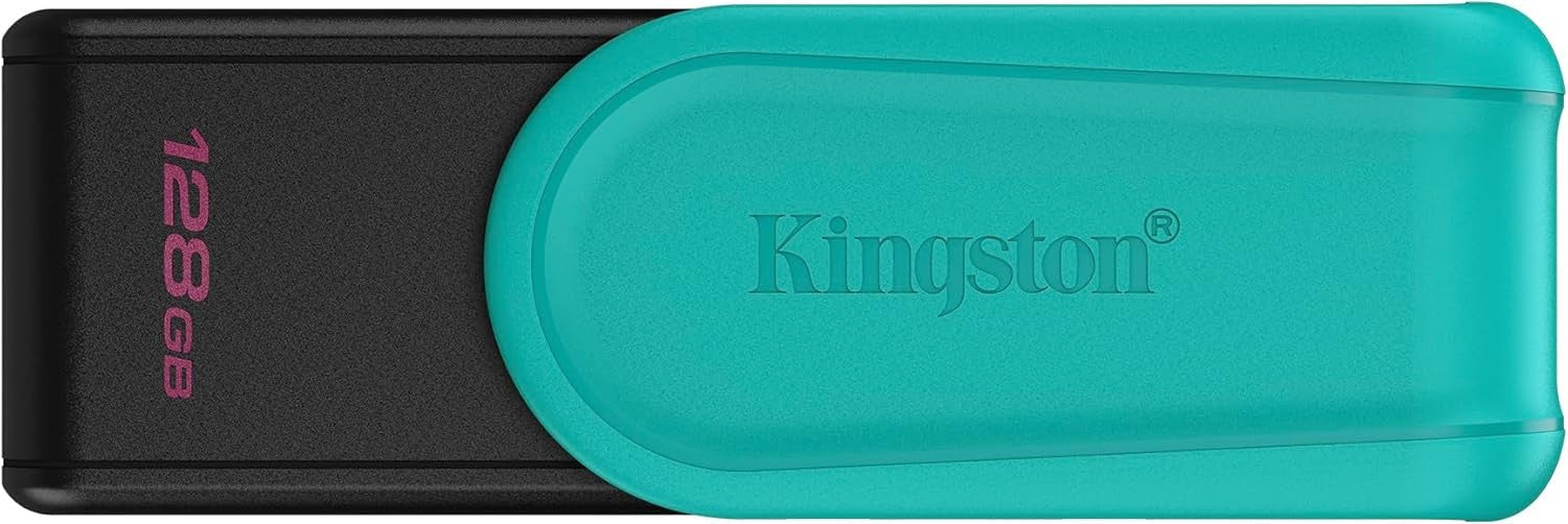 Kingston Datatraveler Exodia S Unidad Flash Usb - 128Gb - Usb 3.2 Gen 1 - Usb Type A - Negro/Turquesa