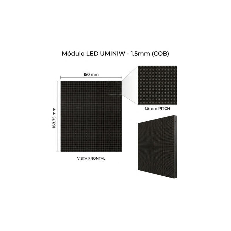 Unilumin Module 150x168.75 For Cabinet Uminiw 1.5 Led Cob Size: 600x337.5 Mm Brightness: 800 Nits Refresh Rate 3840hz Maintenance Front (Aun2e4869a)
