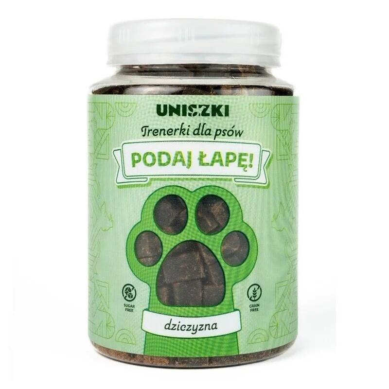 Uniszki Podaj Lape Treats Game - Premio Para Perros - 150g