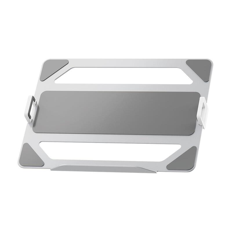 Universal Laptop Holder For Monitor Arms, Aluminum, Plata