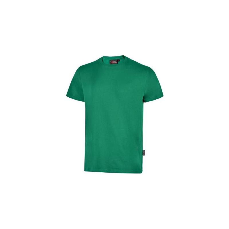 Upower Figi Camiseta De Trabajo De Algodon Cardado - Talla 3xl - Cuello Elastico Acanalado, Cinta Para-Sudor,